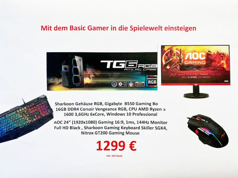 Gaming Computer Angebot Flensburg Harrislee